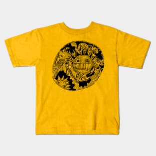 Boog-ish Monster Earth Day design by Cody Soileau Kids T-Shirt